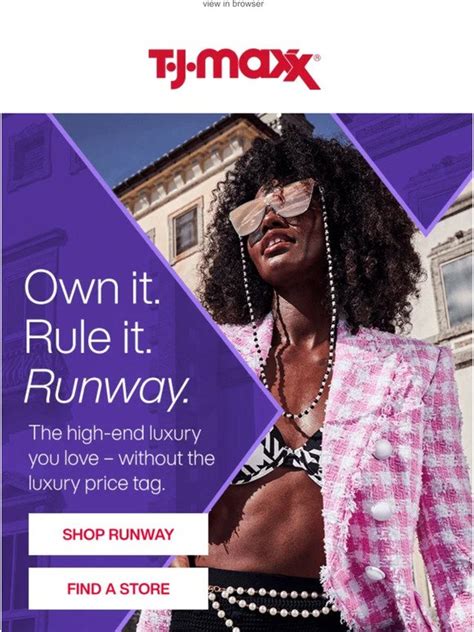 tj maxx runway website.